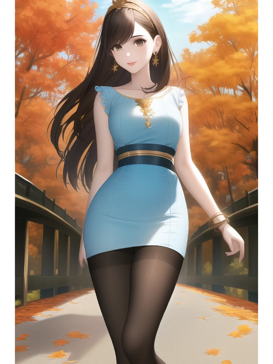 秋日绝绝子美女小姐姐！