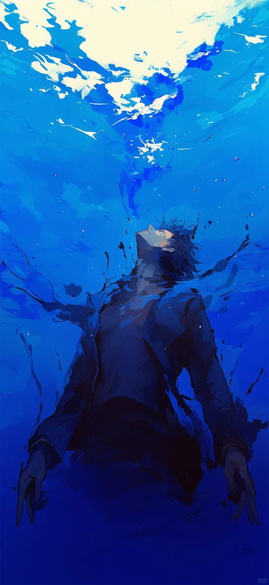 蓝色忧郁 手机壁纸分享