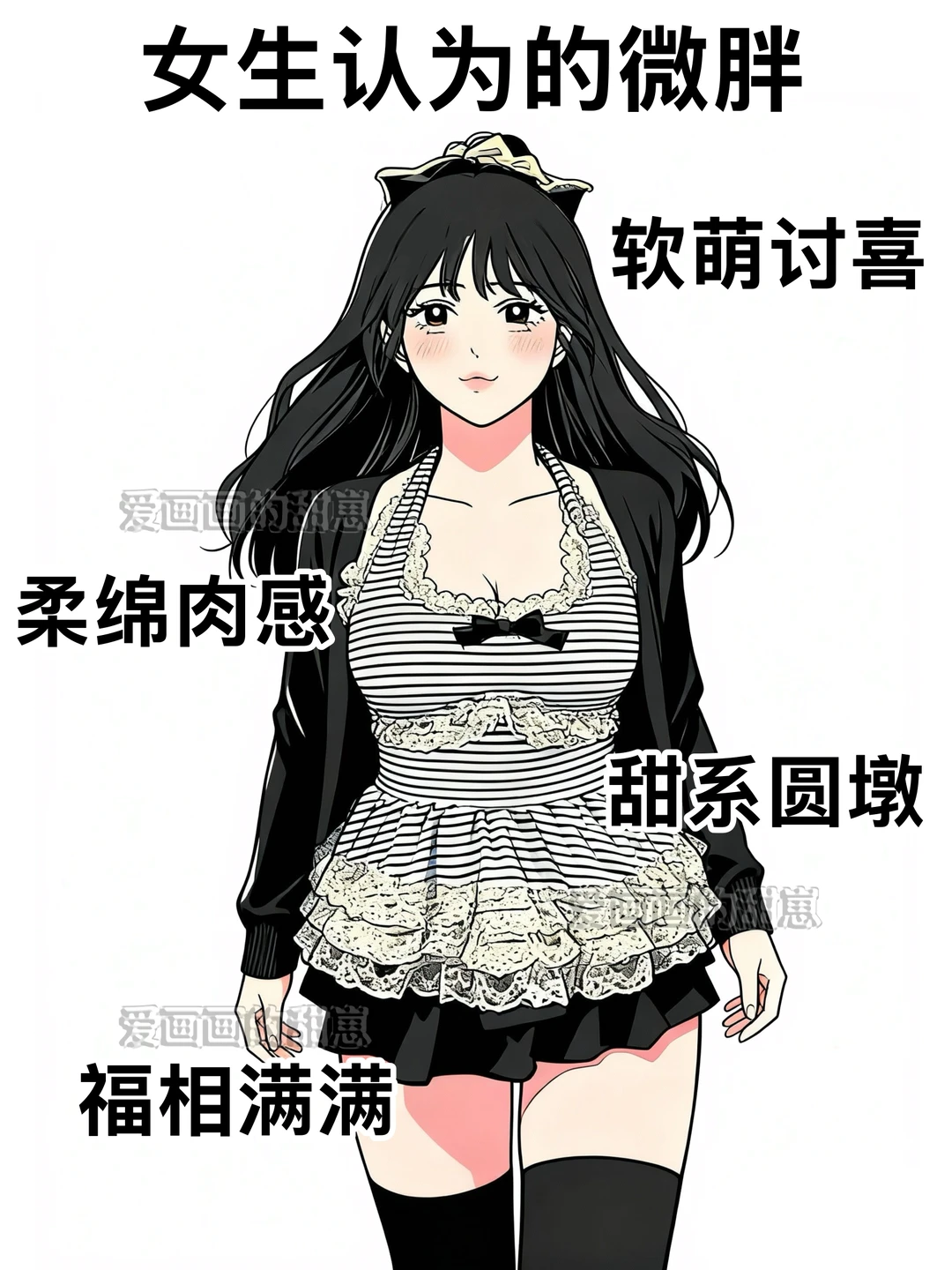 💁‍♂️以为的微胖VS女生认为的微胖