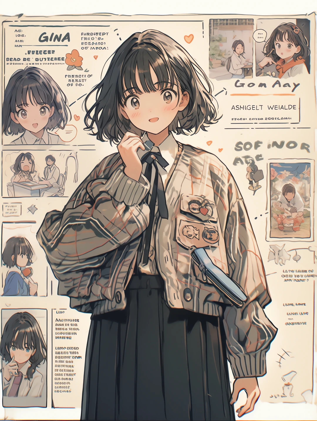 春秋穿搭头像壁纸