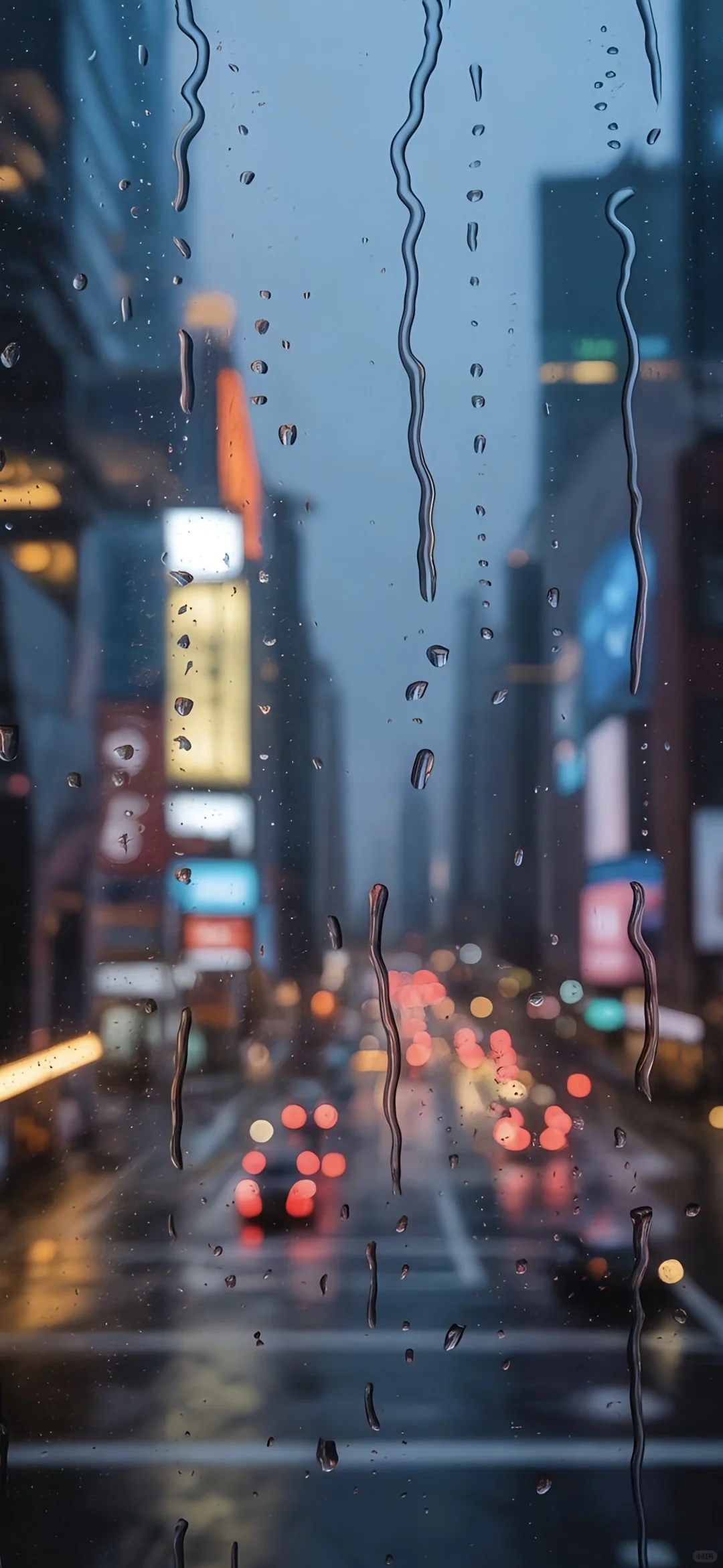 爱惨这组小众质感的隔窗雨景壁纸了！！！