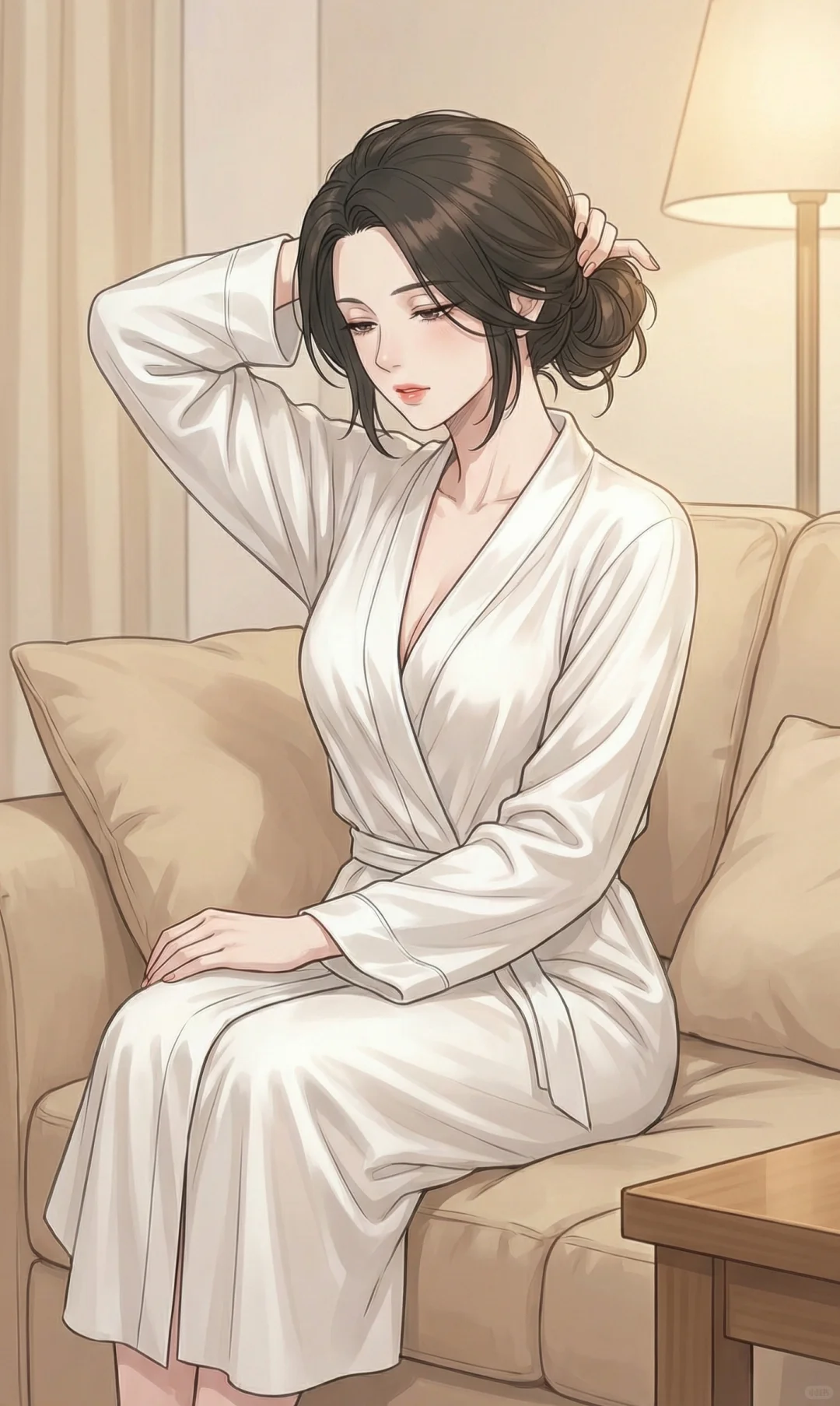 休息在家沙发上睡觉，敲门声响起