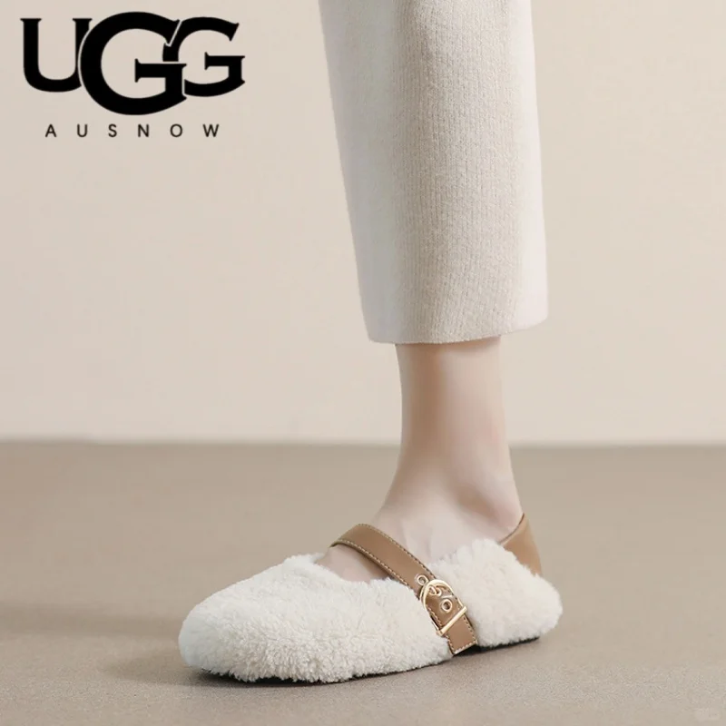 米色温柔感！UGG复古毛毛鞋太好穿了
