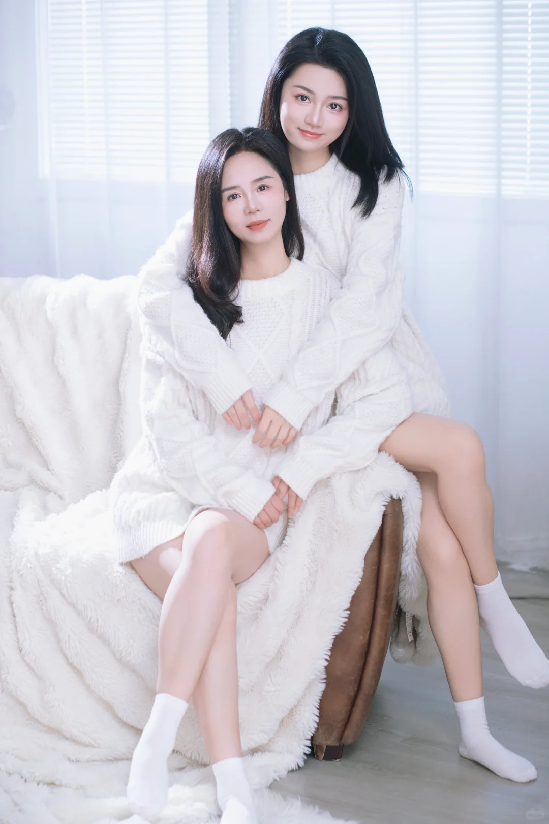 母女写真-当然要拍照记录啦