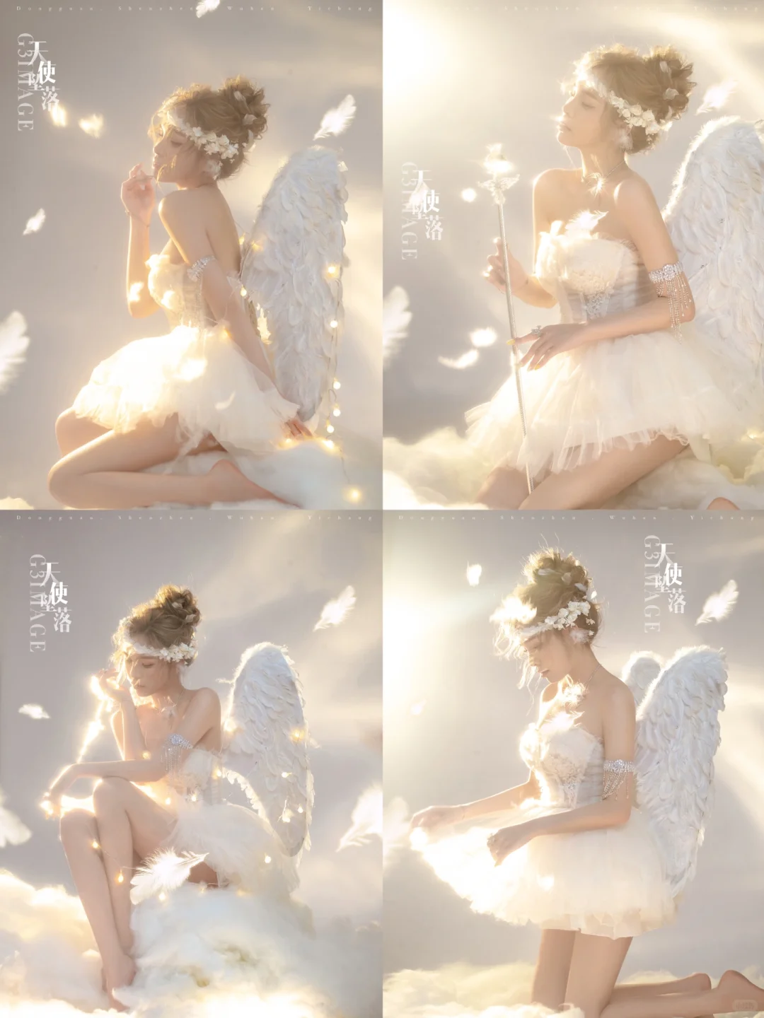 逆光而来✨天使坠落人间🧚🏼‍♀️｜天使写真