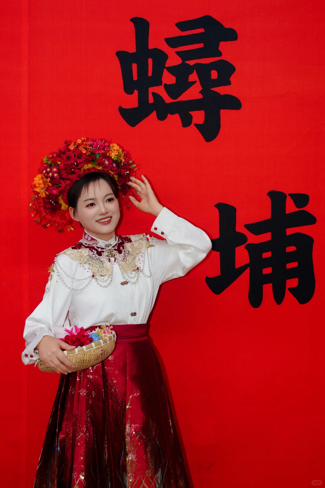 簪花拍照，泉州的浪漫仪式感