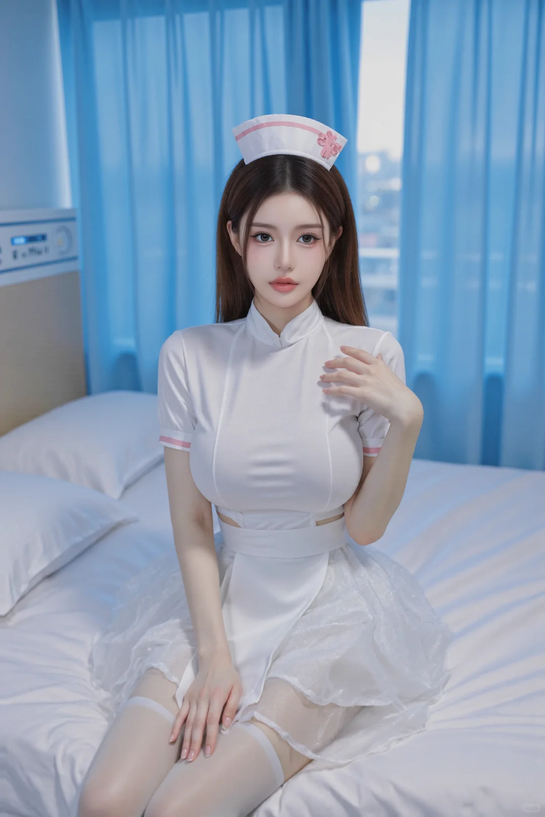 奶油甜妹护士小姐姐！