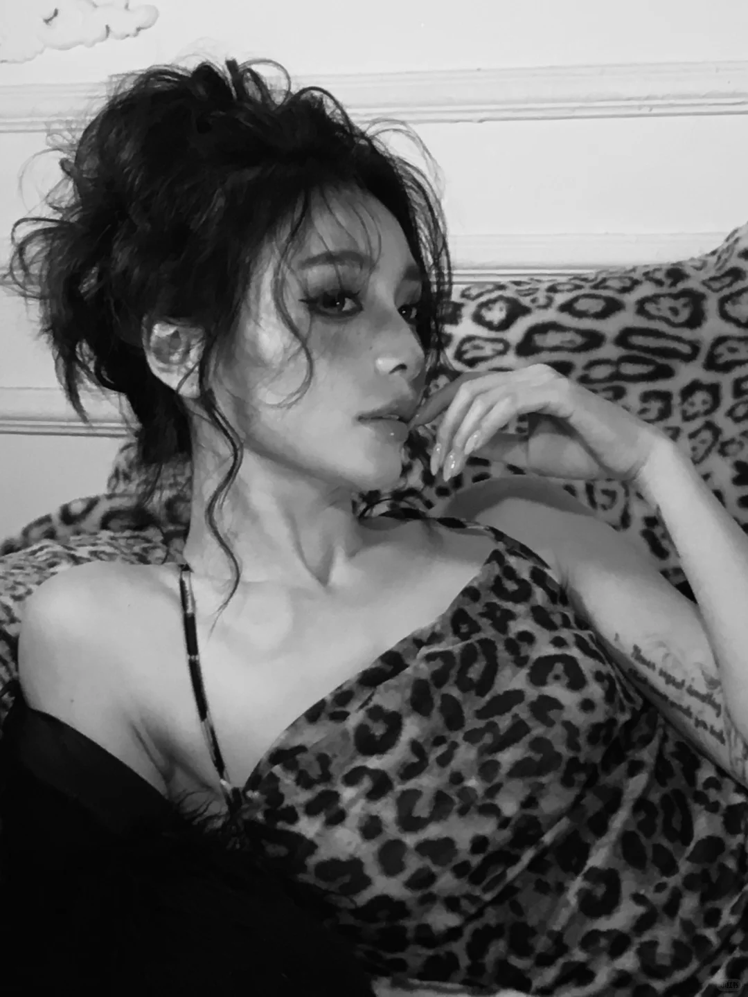 迷人的豹子女士向你问好| 感受夜晚的慵懒