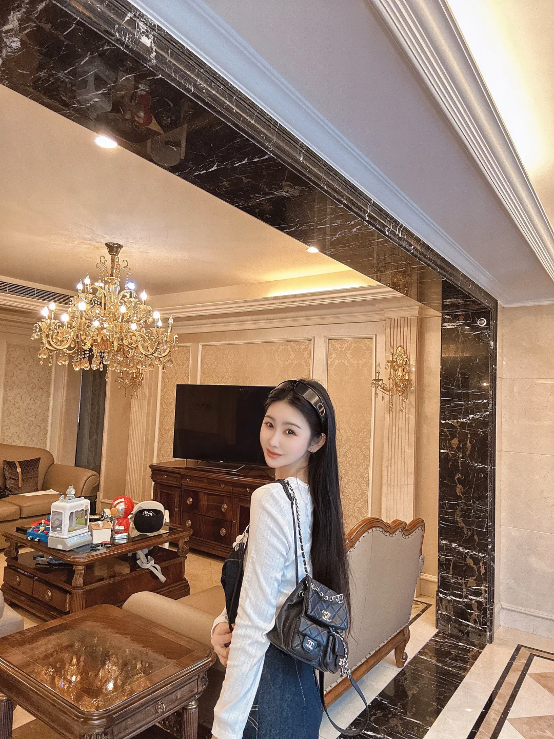 今天的穿搭好温柔好乖