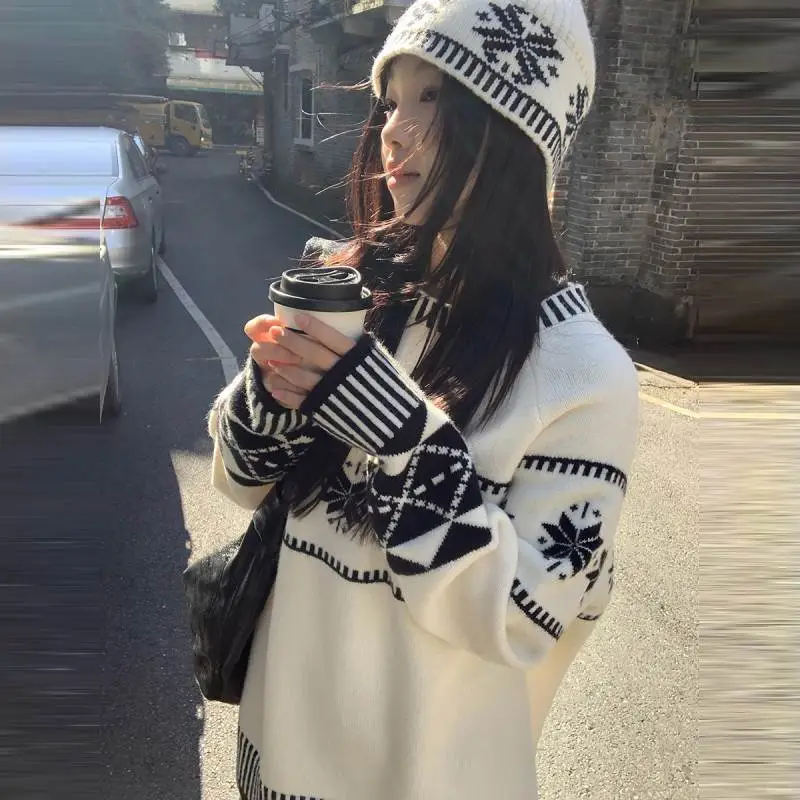 送你一件红人馆毛衣女款2025新款冬季