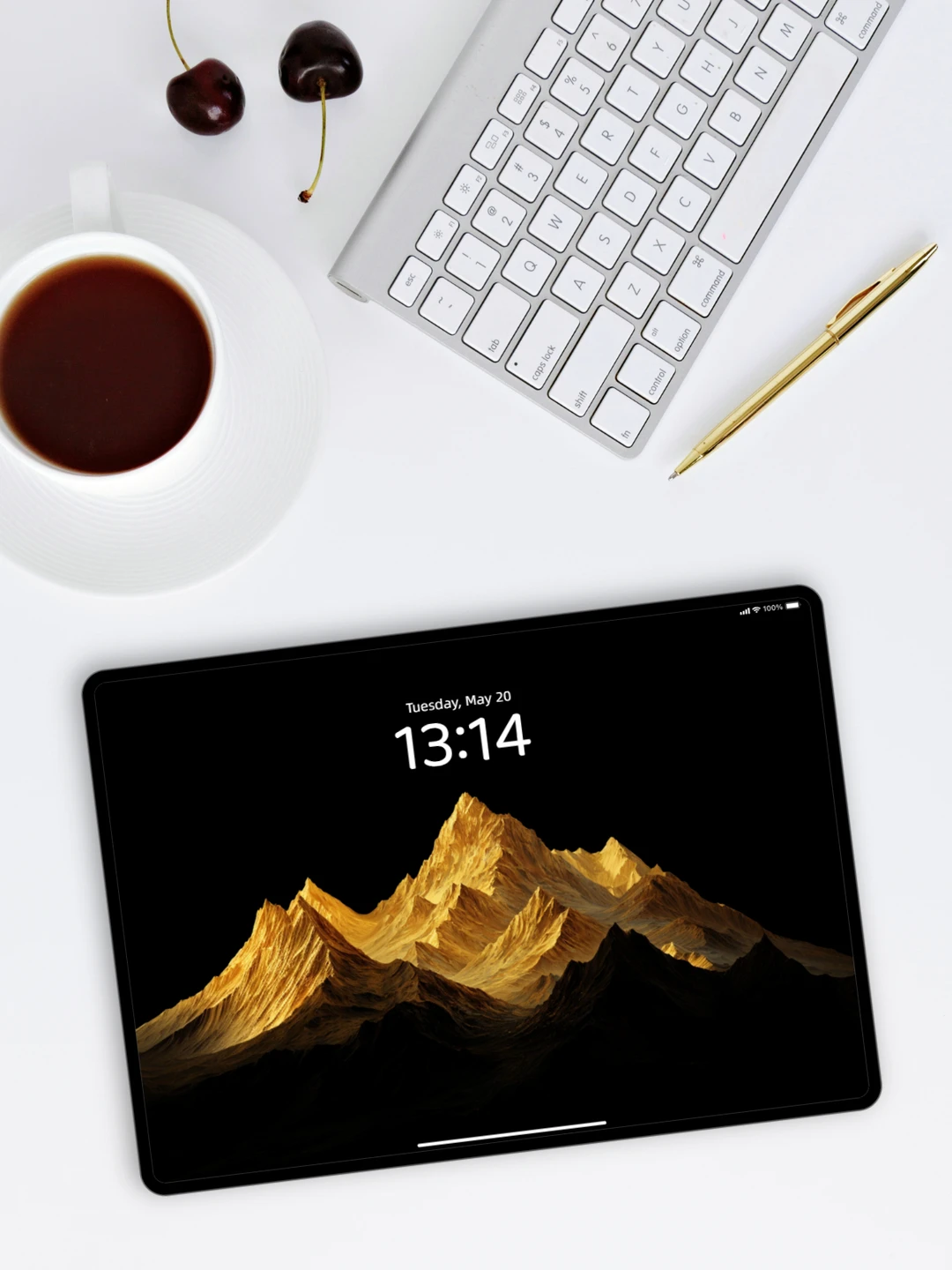 暴富壁纸 l 金色山脉