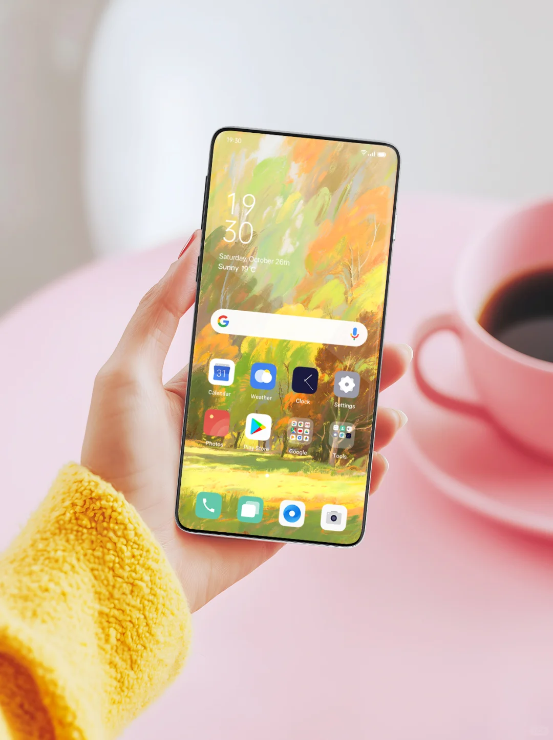 听风看树｜印象风油画壁纸Z432