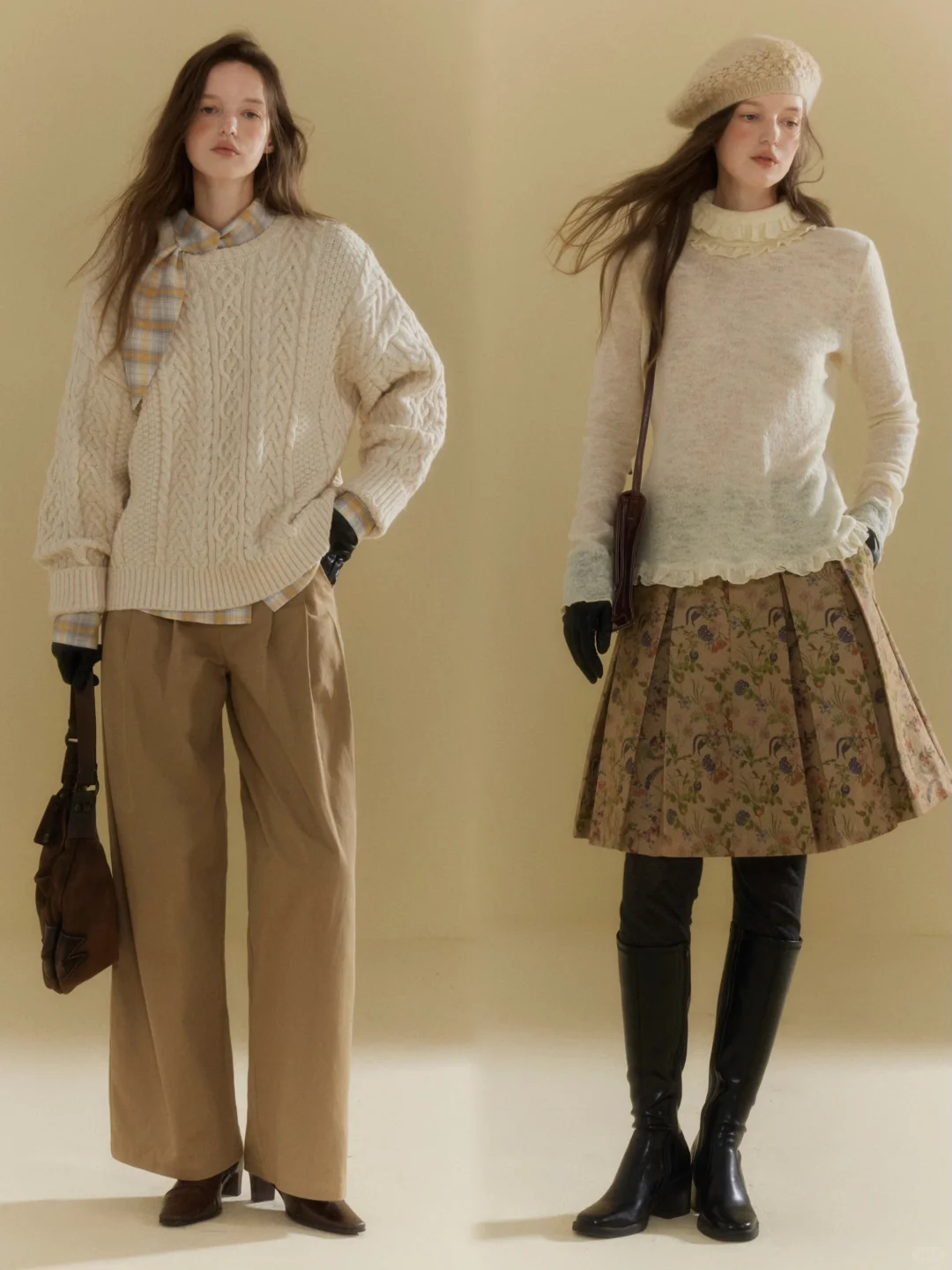 穿搭灵感：法式复古文艺知识分子风