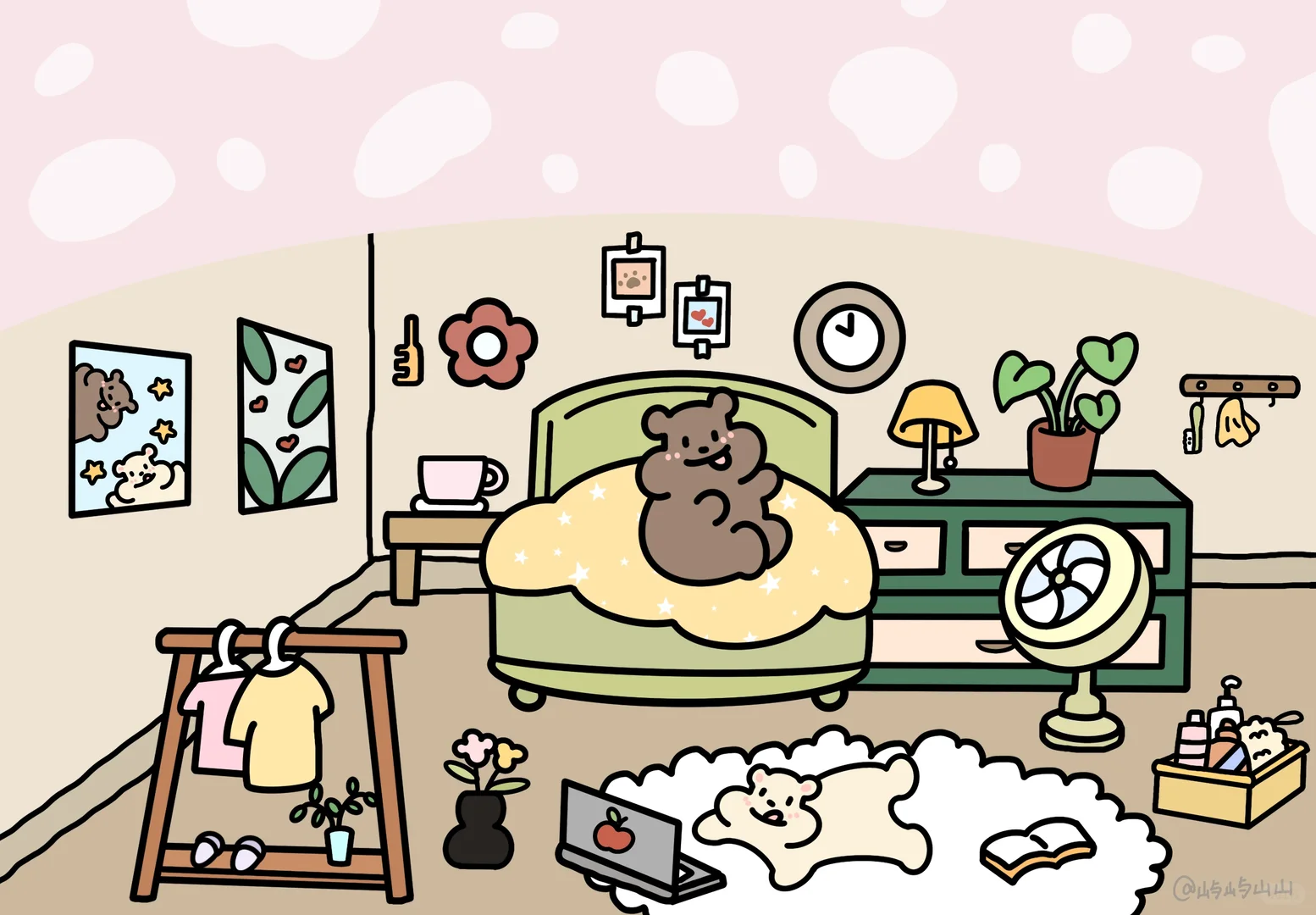 温暖小窝⍤ 𓇼平板壁纸套图 ✿