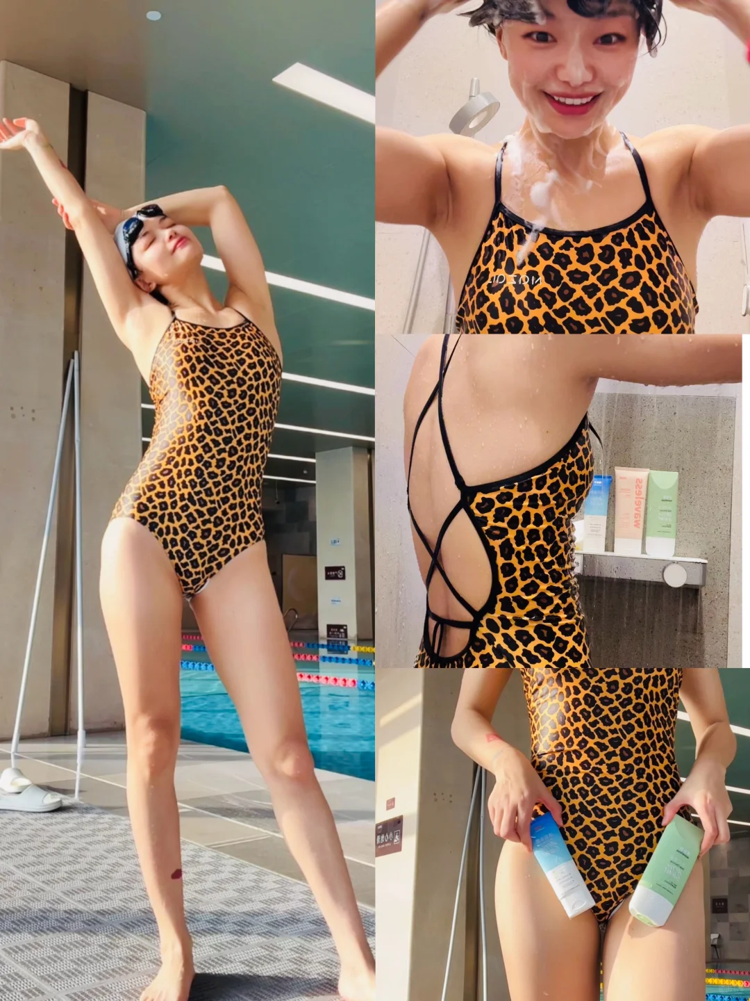 游泳久了特别喜欢自己的背！