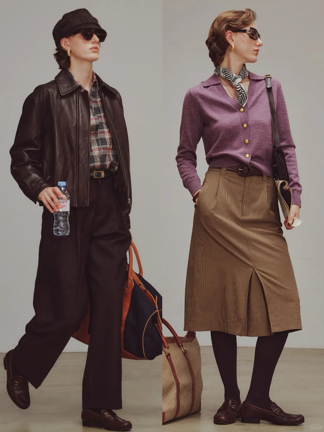 “90年代时尚编辑”知识分子穿搭：三所Vintage