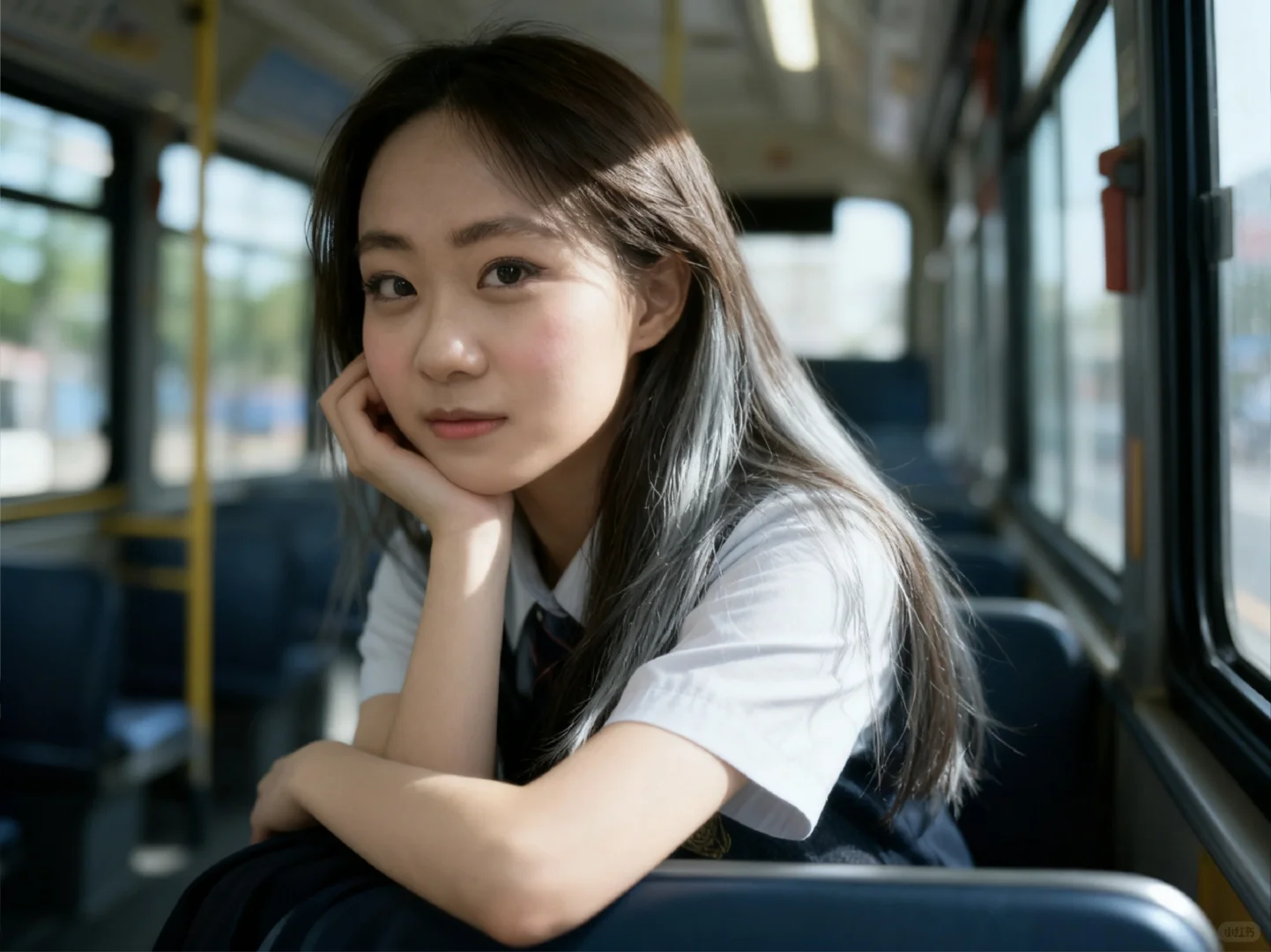 AI眼中的校服💙