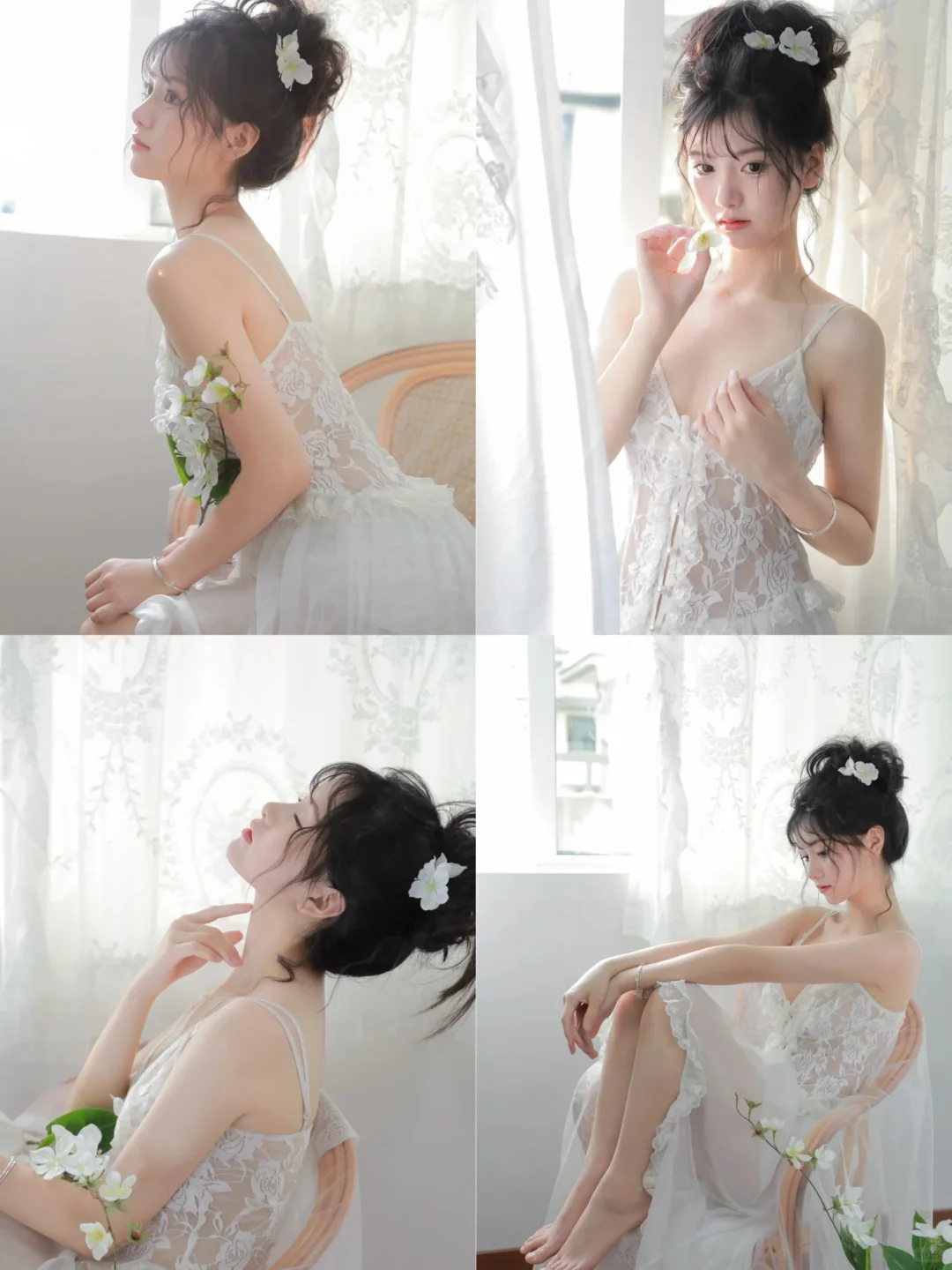 又纯又欲氛围感绝了❗️9组少女感纯欲写真