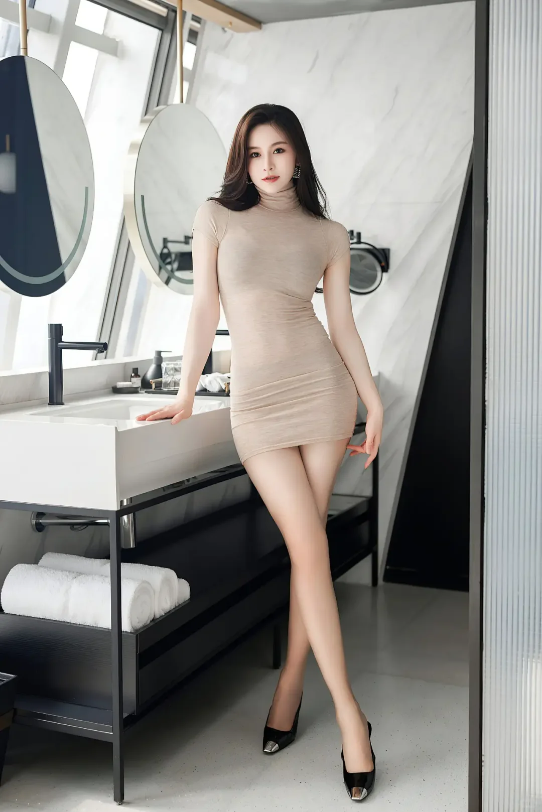 爱上了一个角度和她合影📷