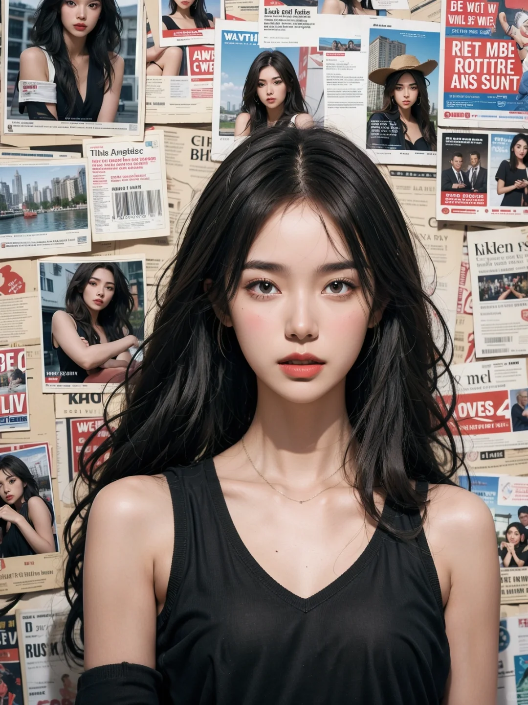 AI绘画 美女穿搭