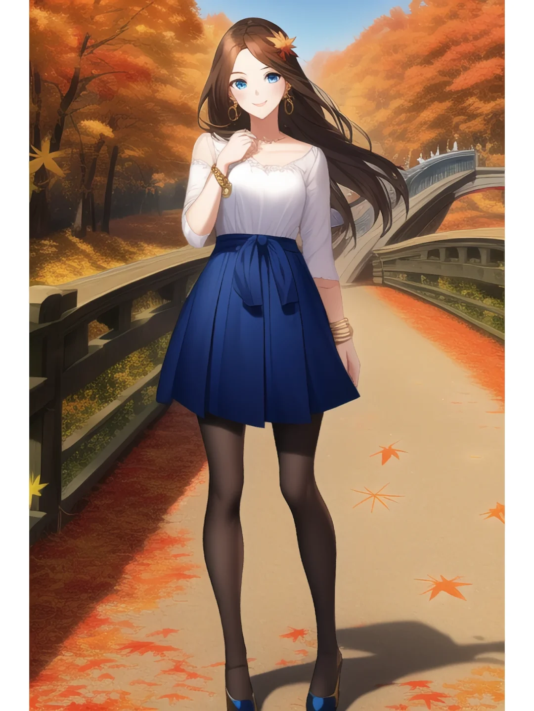 秋日绝绝子美女小姐姐！