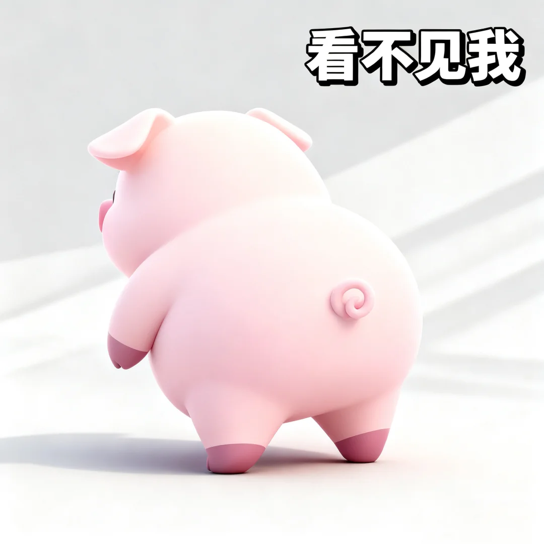 小肥猪表情包～天塌了！我撑住！