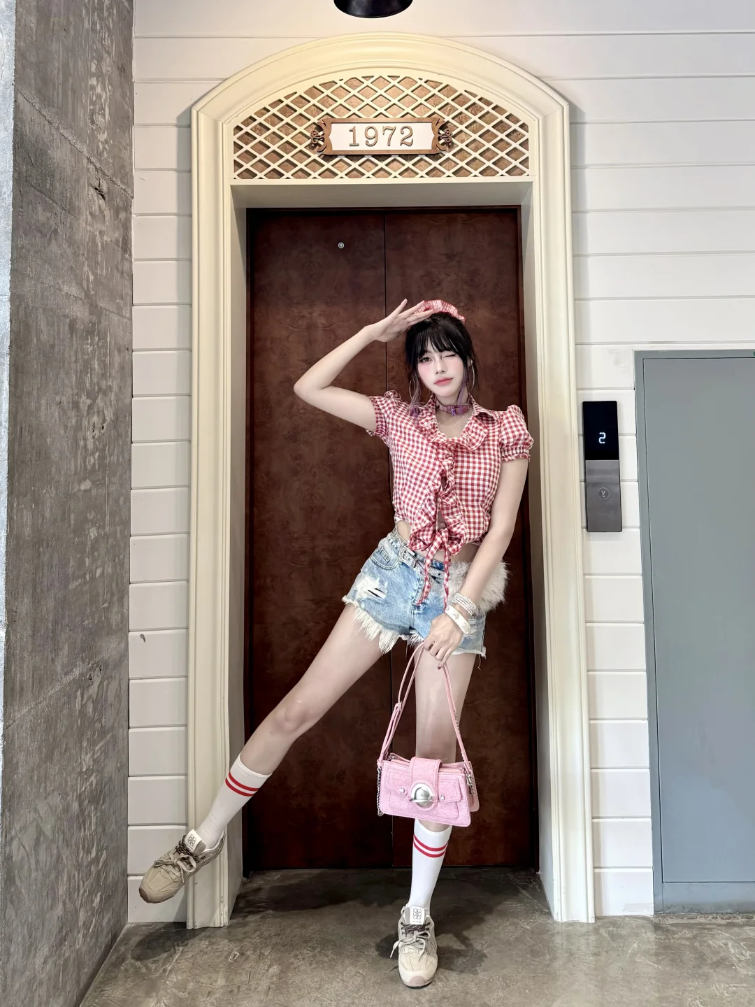 DF | 夏日女高穿搭❤️复古薄底鞋好美