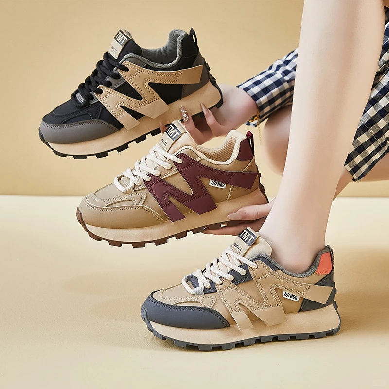 ins韩版新款老爹鞋女2025春季学生运动跑步