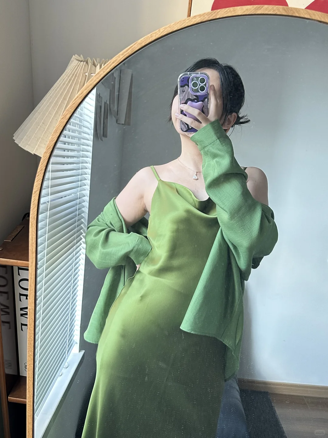 🍏好爱绿色！爱深深浅浅绿色💚连衣裙和衬衫