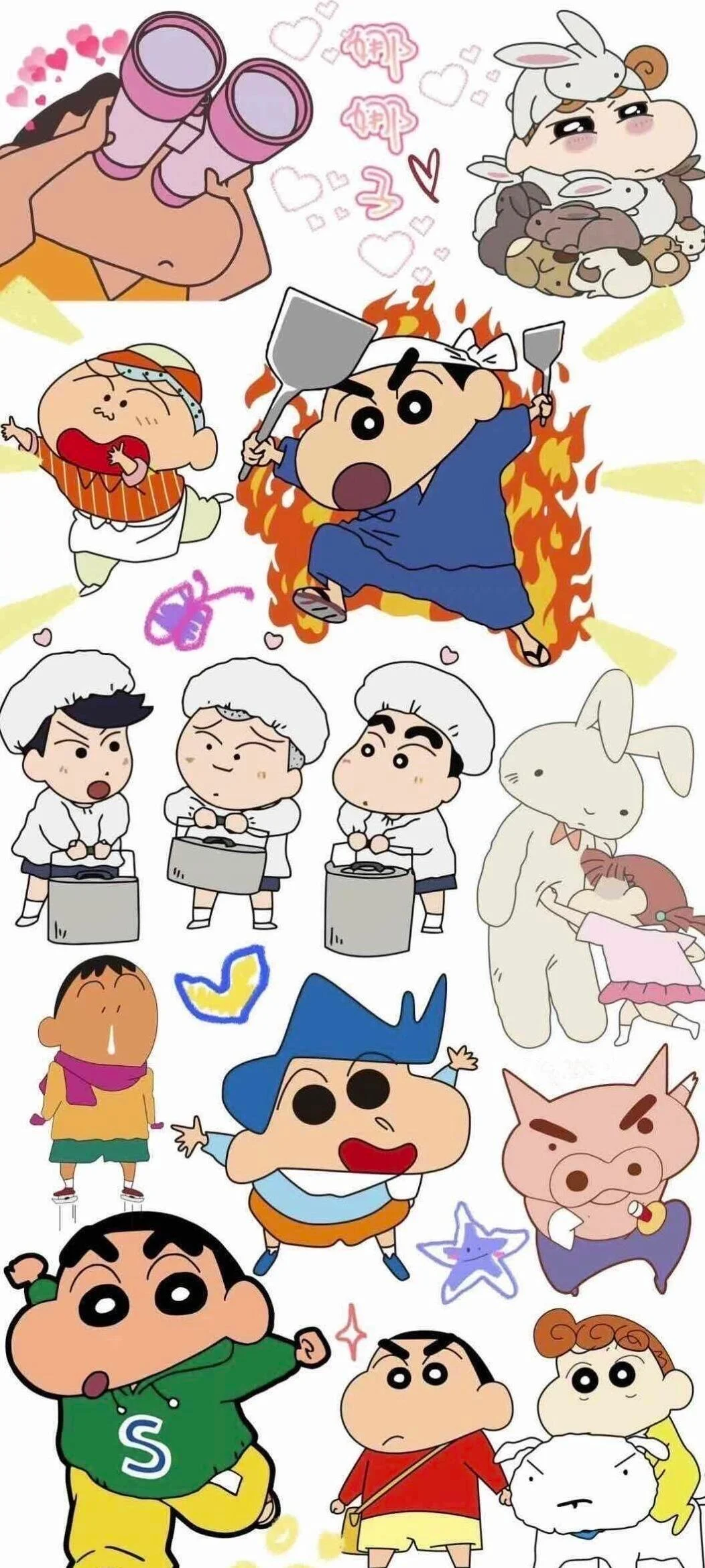 蜡笔小新可爱套图壁纸