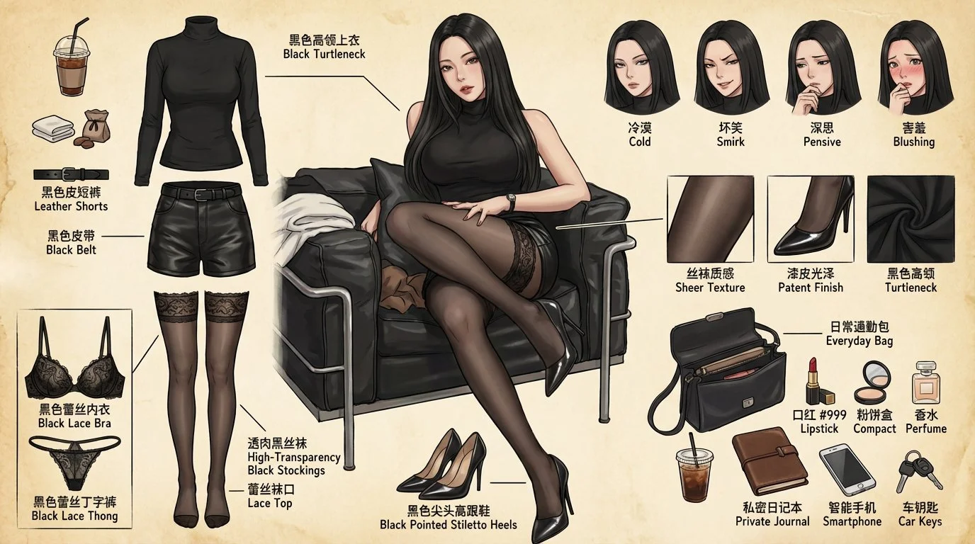 丝袜控封神|独领风骚的高级感穿搭|性感穿搭