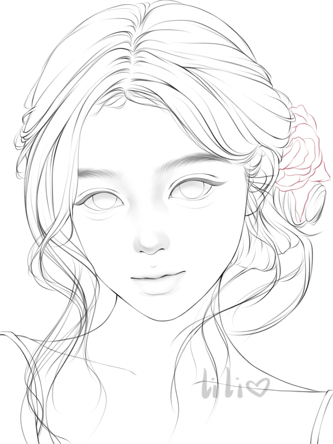 半厚涂线稿来啰