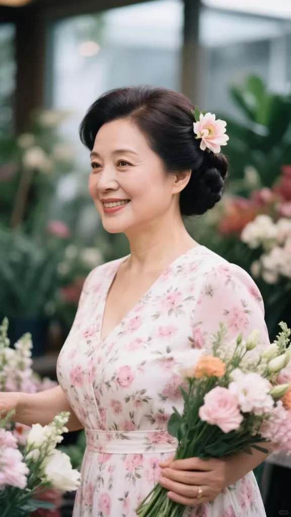 成熟魅力风暴，48岁的阿姨照亮生活