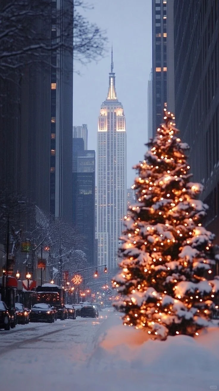 一组ins风圣诞雪景❄️