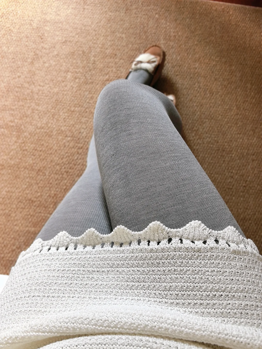 175大长腿可穿的灰色裤袜！！！