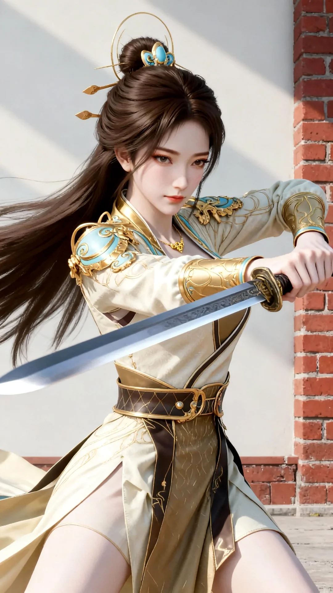 国漫女神｜姚曦遮天高清AI二次元动漫壁纸