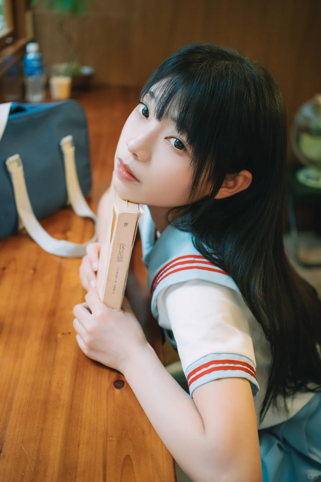 一起在咖啡店复习吧🐰