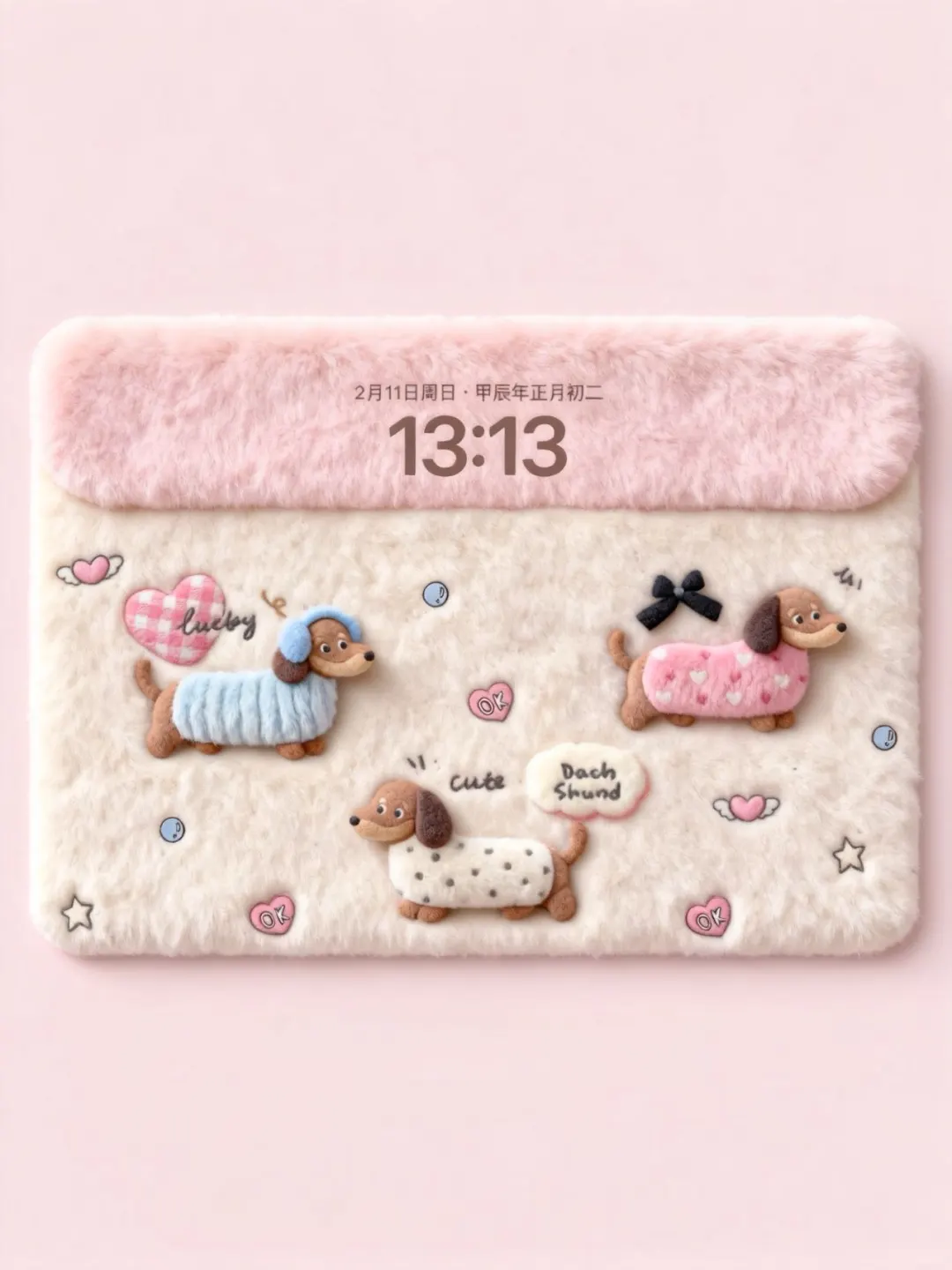 降温了！快给你的ipad换上毛茸茸壁纸吧~