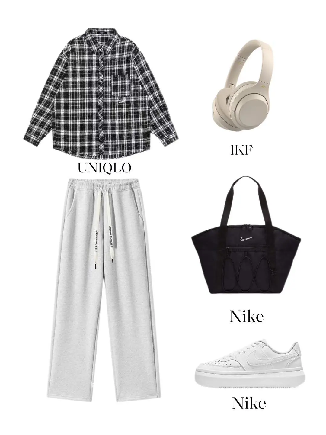 OOTD｜运动休闲感小精致女生穿搭🍷