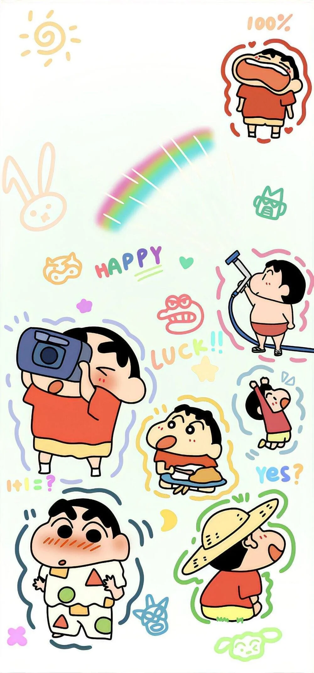 蜡笔小新可爱套图壁纸