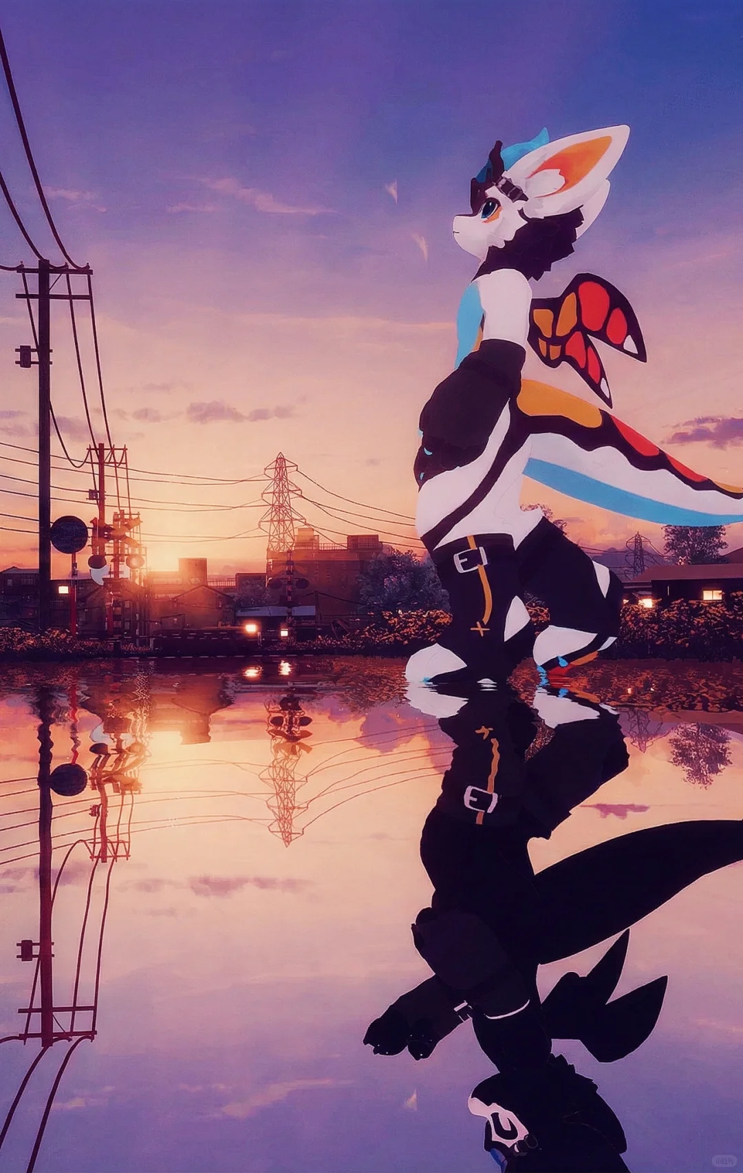 可以倒过来看的一张很有感觉的壁纸