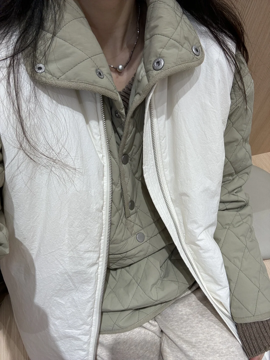 暖冬必备 马甲配棉服