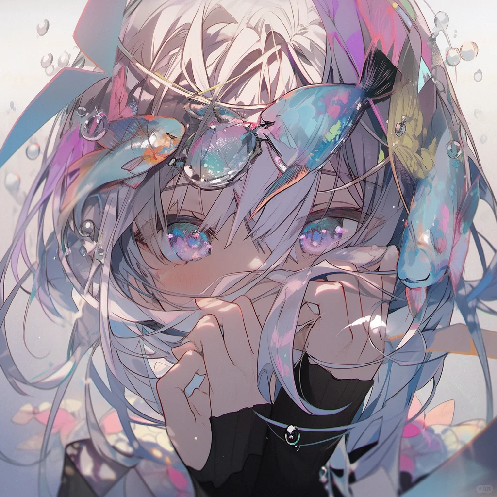 少女插画！女漫头，这也太闪叭！太好看啦！