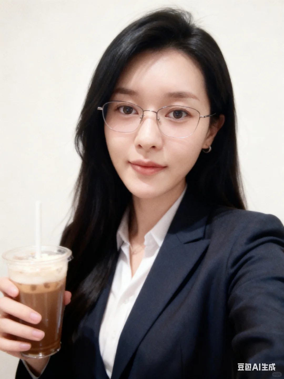 AI戴眼镜的都市熟女风！