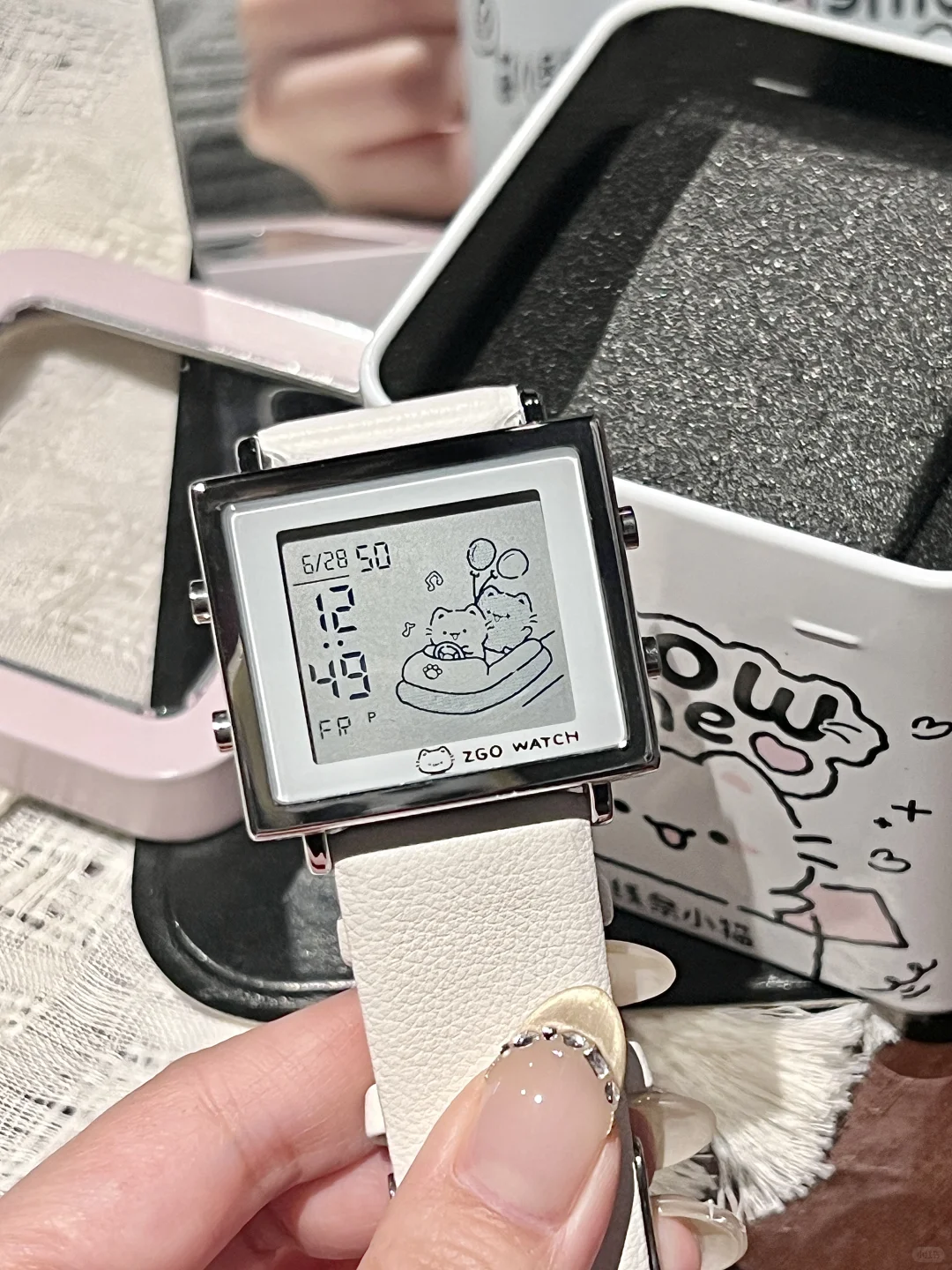 这个线条小猫⌚️你会喜欢吗💕