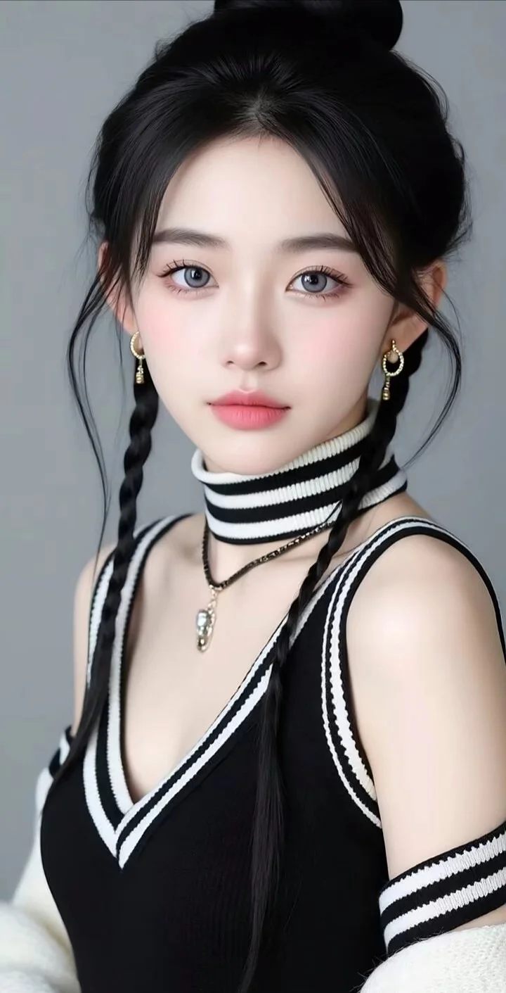 ai女神性感穿搭对比，好身材大长腿高颜值