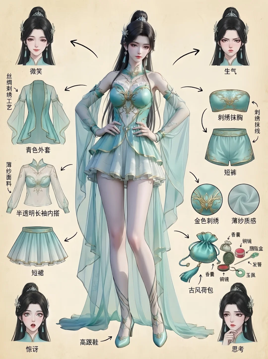 🔥斗破苍穹六大美女角色图，谁是你的NO.1