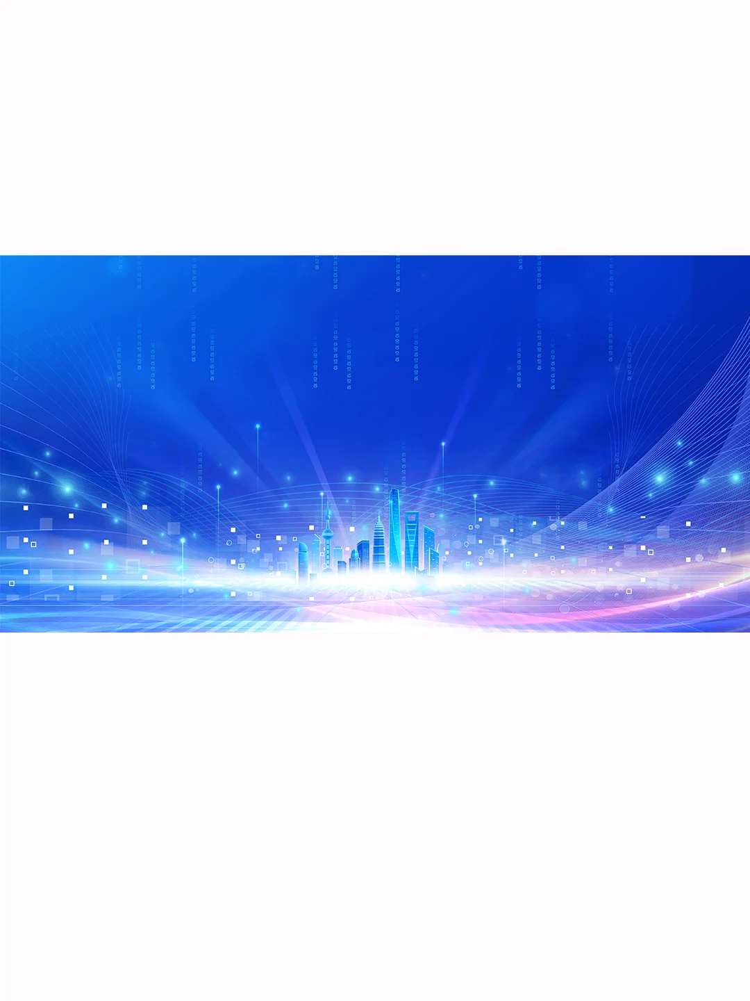 【101期】蓝色科技主题海报背景图素材