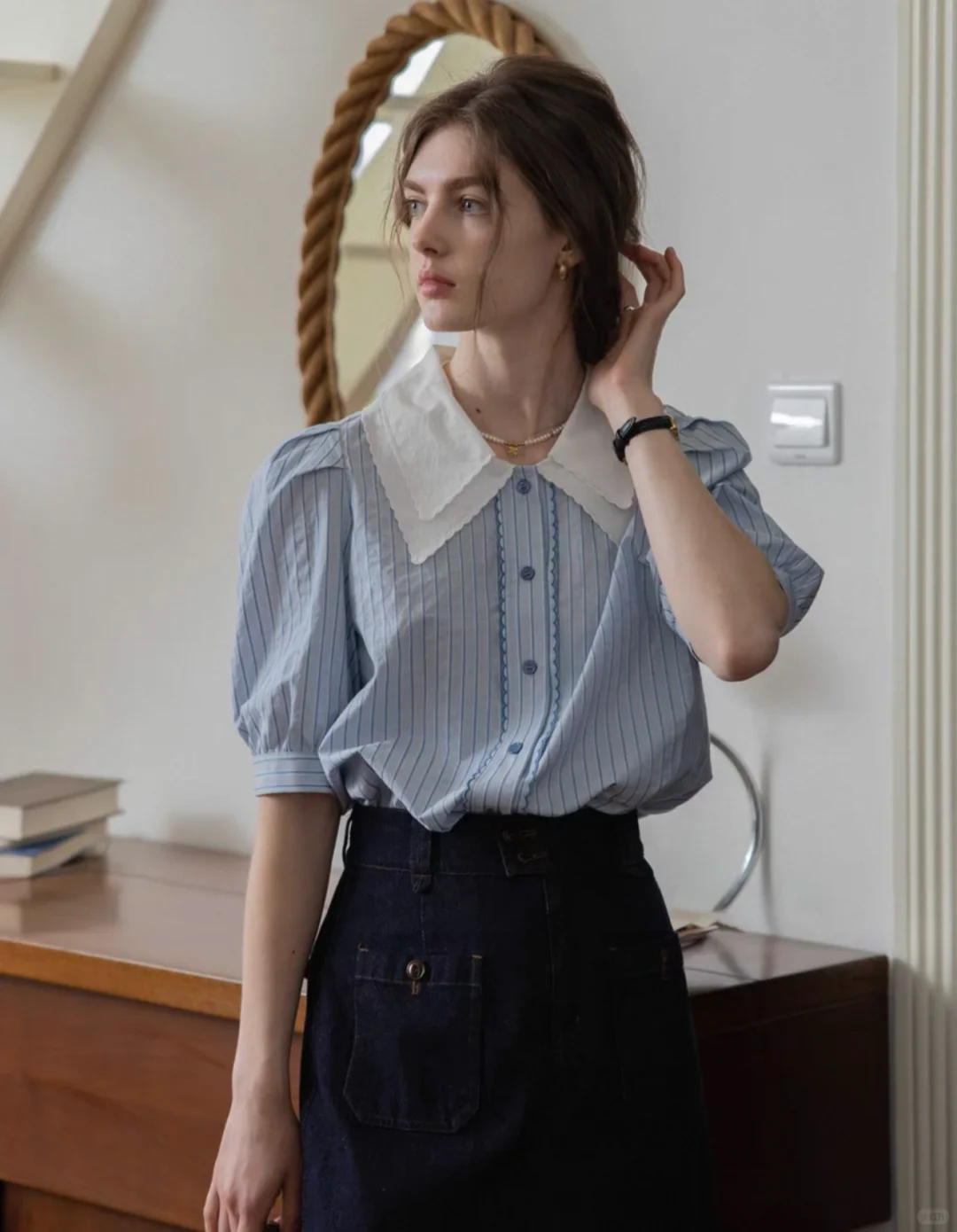 🖼️油画里的春天｜解锁欧式衬衣的春日叙事诗