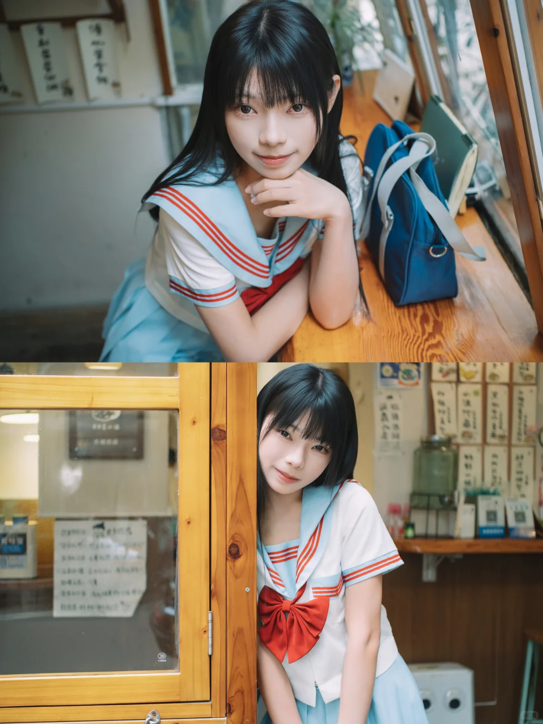 一起在咖啡店复习吧🐰